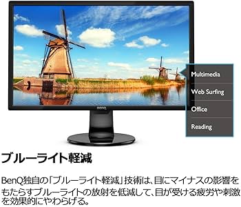 Amazon.co.jp: BenQ ゲーミングモニター ディスプレイ GL2460BH 24
