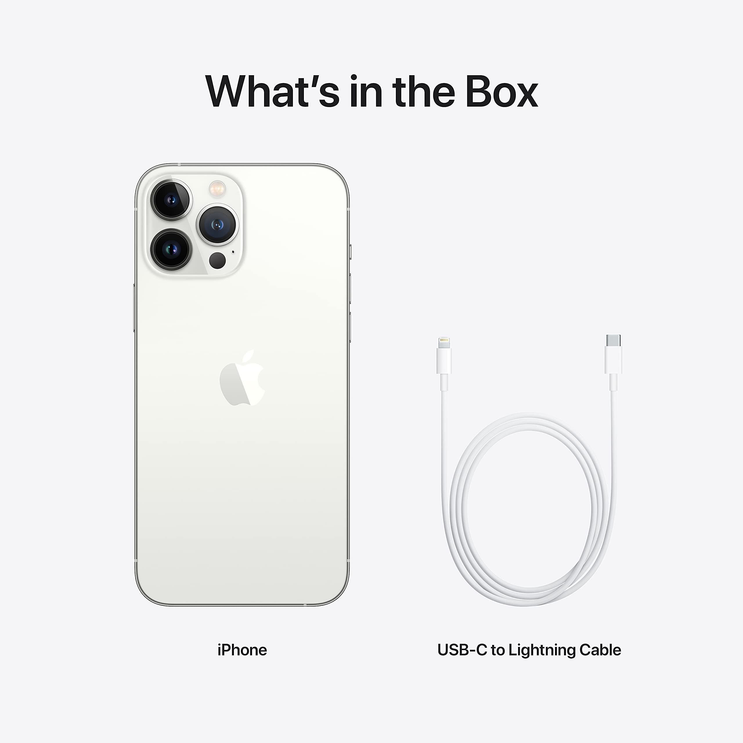 iPhone 13 Pro Max, 256GB, Silver - Unlocked (Renewed Premium