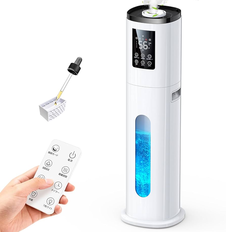 Amazon.co.jp: 加湿器 大容量 9L 【2025年冬新登場・知能恒湿・4重除菌