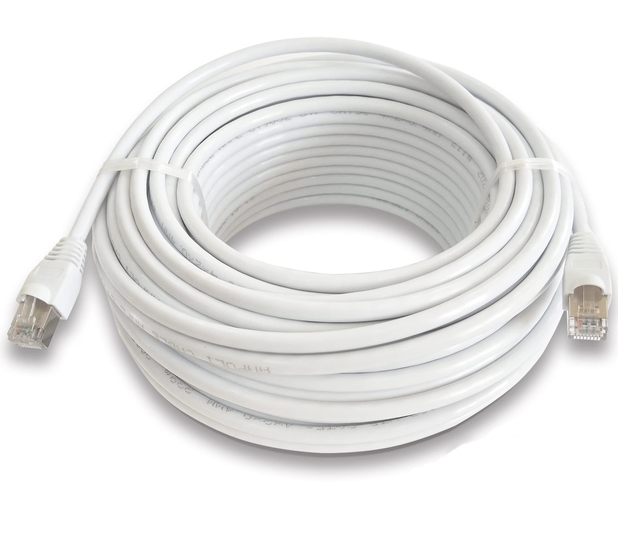 Amazon.co.jp: 100M ホワイト 屋外用 LANケーブル CAT5e 屋外仕様 2重