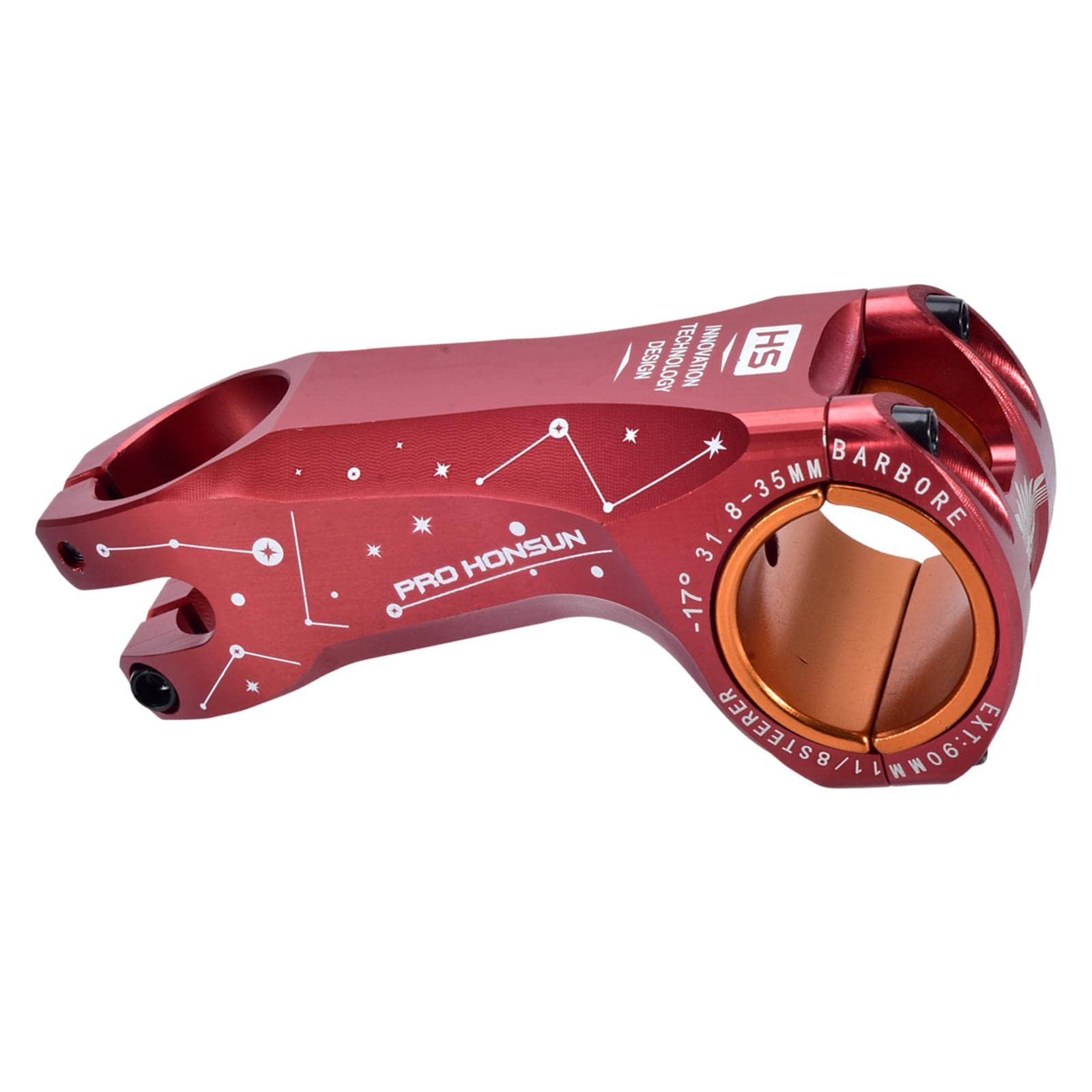 Buy CALANDIS Bike Stem -17 Degree 31.8/35 x 90mm for Bicycle MTB