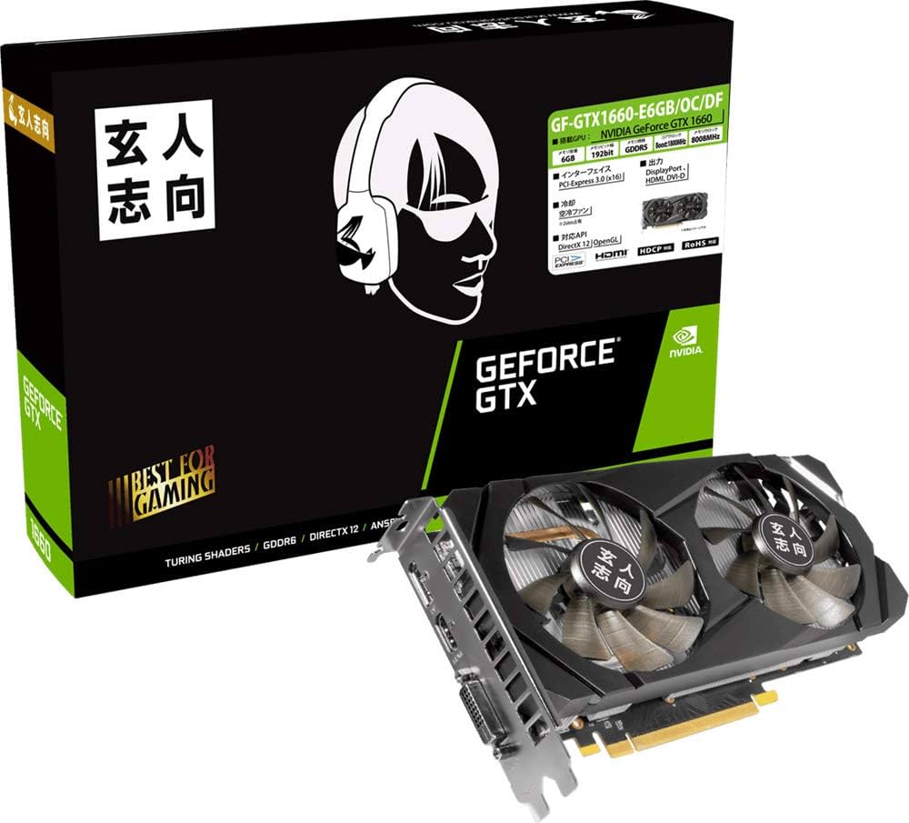 ASUS GTX1660 6GB ゲーミングPC グラボ 自作PC ASUS GTX1660 6GB