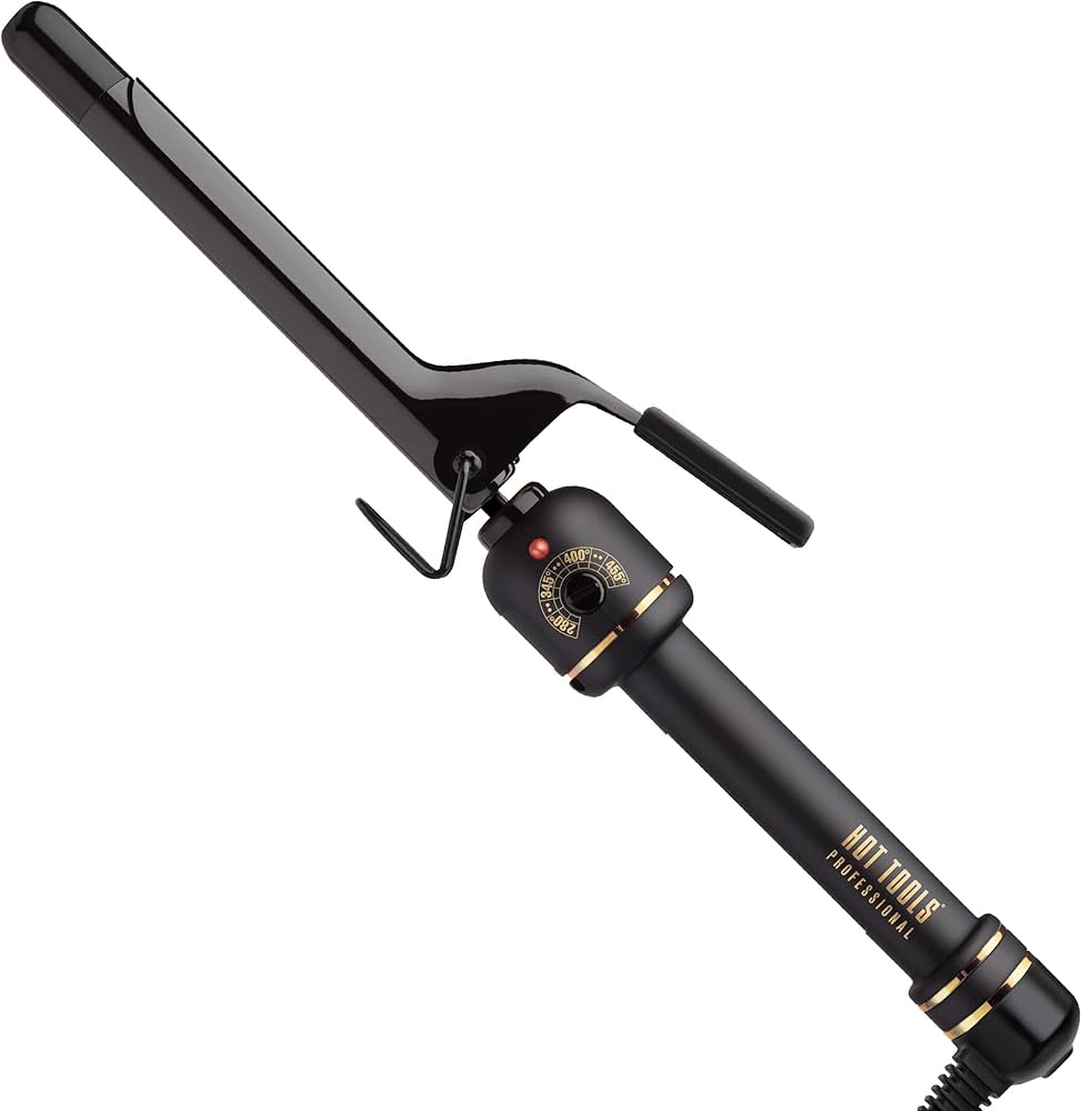 Amazon.com: HOT TOOLS Pro Artist Black Gold Curling Iron, 3/4
