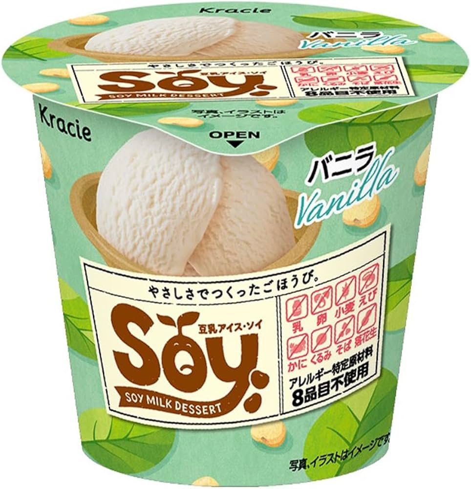 Amazon.co.jp: [アイス] クラシエ Soy バニラ 105ml×6個 : 食品・飲料