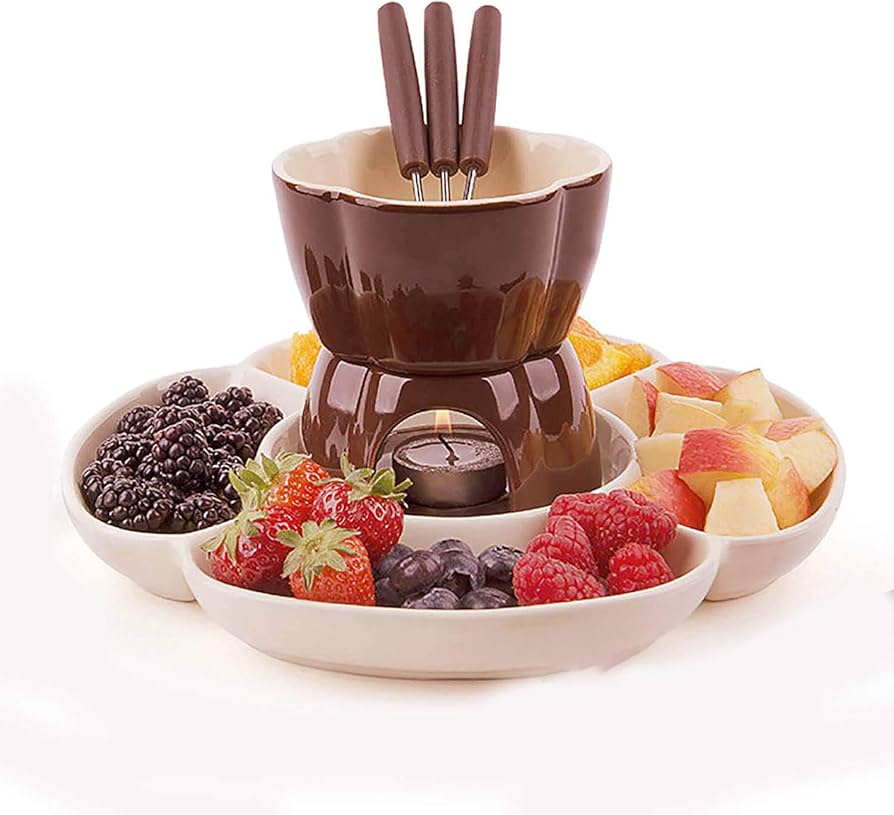 Amazon.co.jp: チョコレートフォンデュセット、チョコレートストーブ