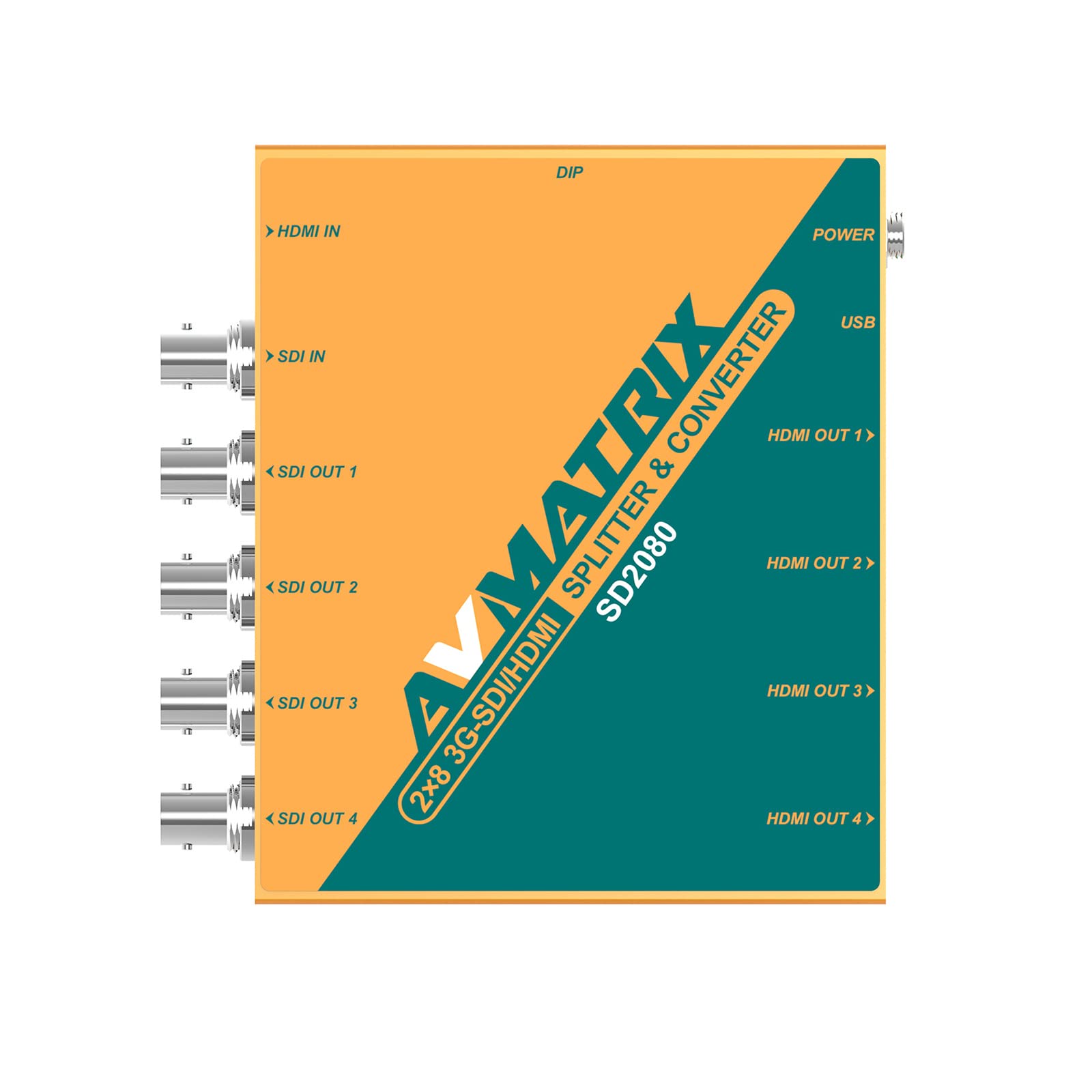 Amazon.com: AVMATRIX SD2080 2x8 SDI/HDMI Signal Splitter Converter
