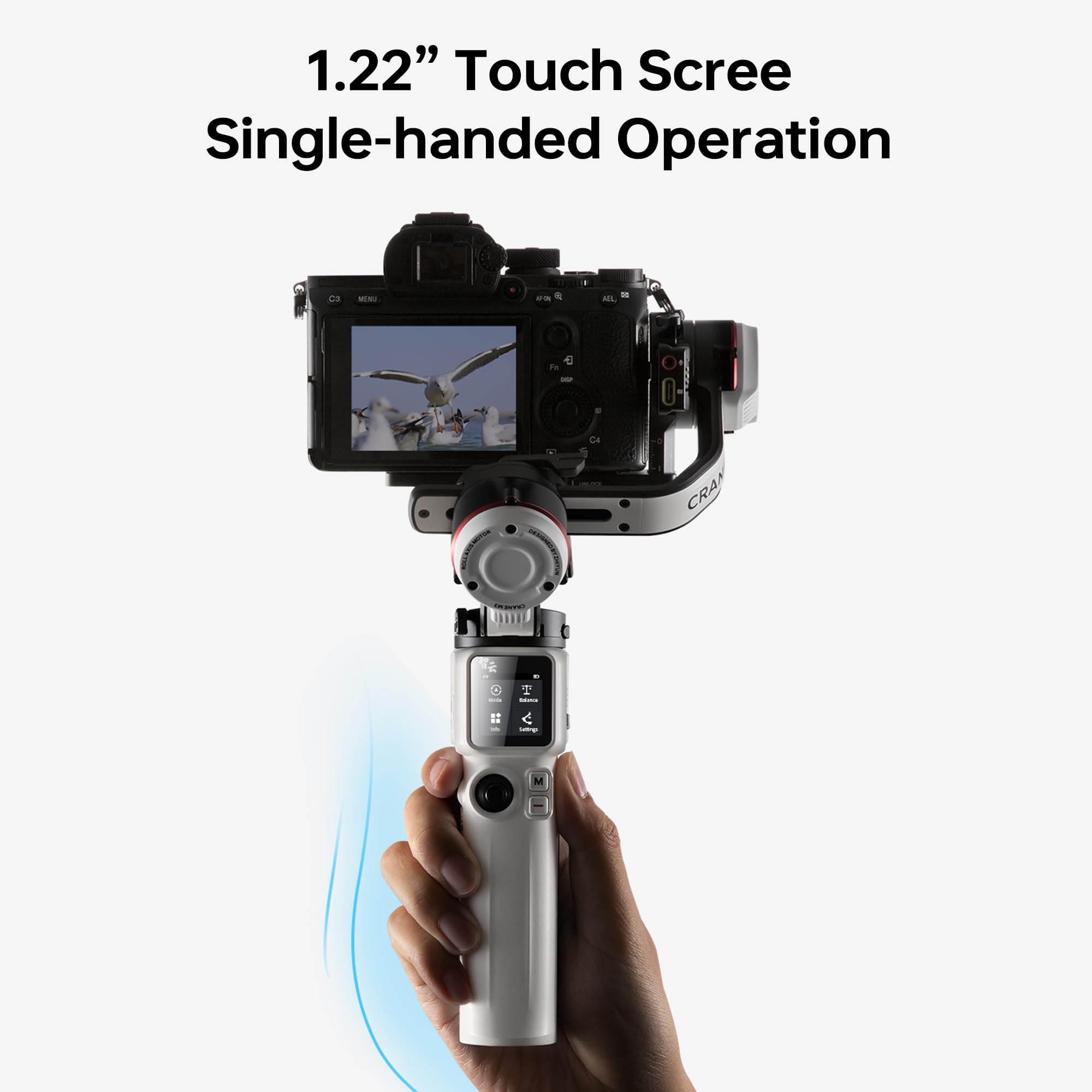 Amazon | Zhiyun Crane M3コンボハンドヘルド3軸カメラジンバル
