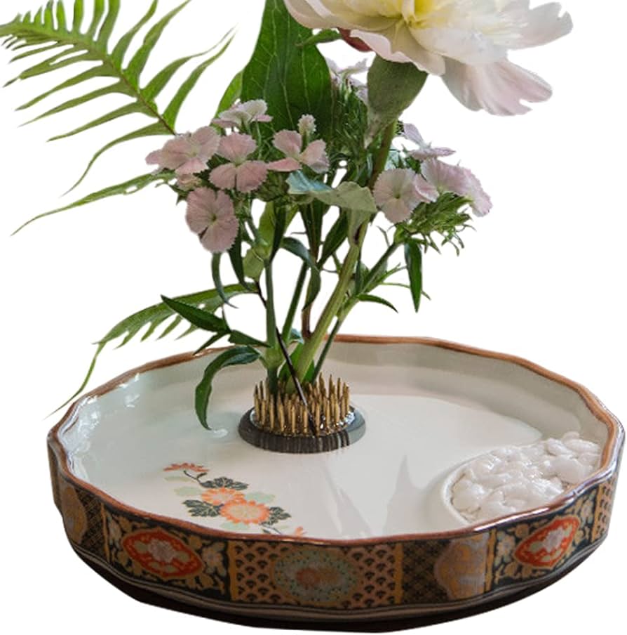 Amazon.co.jp: HIGHAWK水盤 レトロ 花器 華道 生け花 生け花用 花瓶