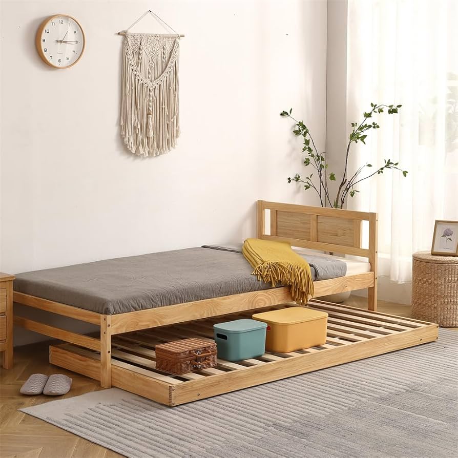 Amazon｜親子ベッド ウッドベッド シングルベッド ディベッド