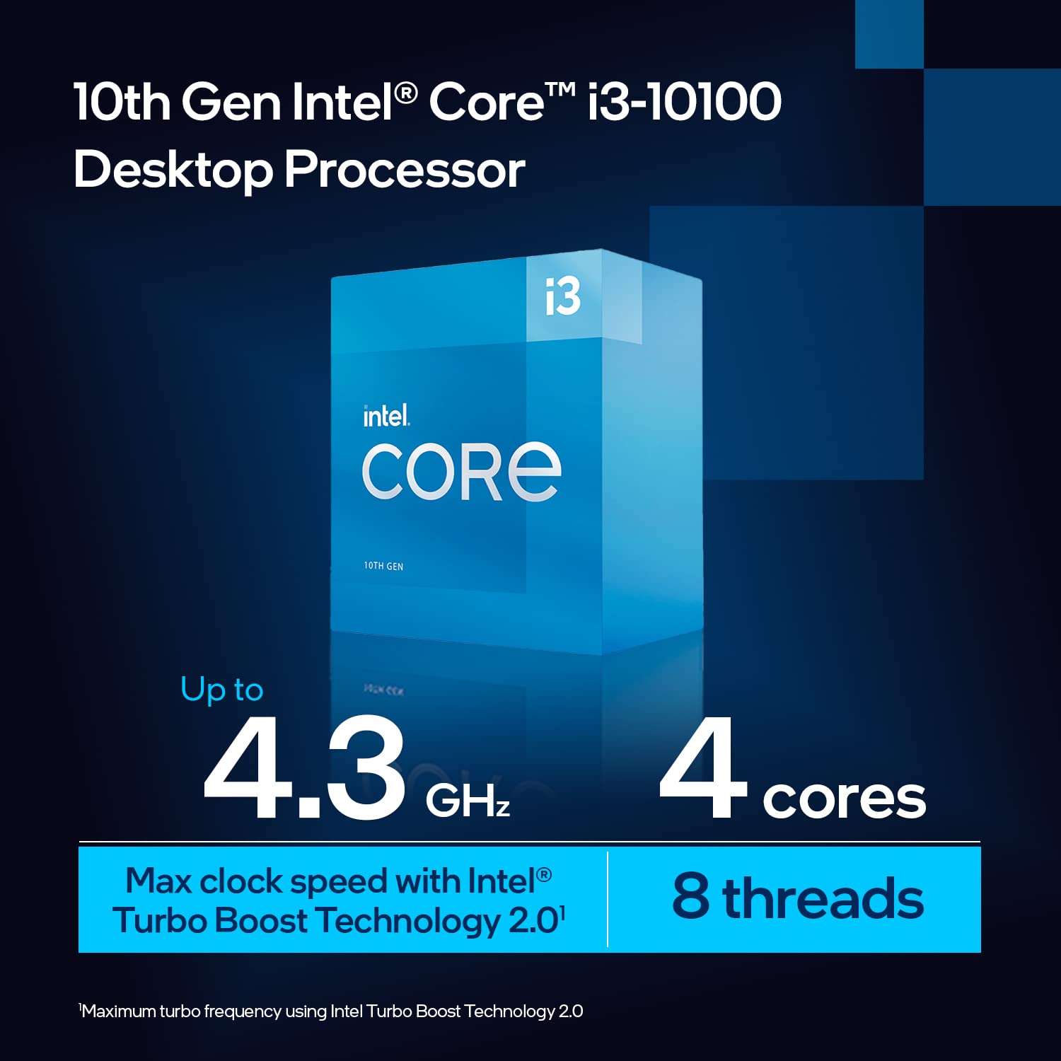 Amazon.com: Intel Core i3-10100 Desktop Processor 4 Cores up to