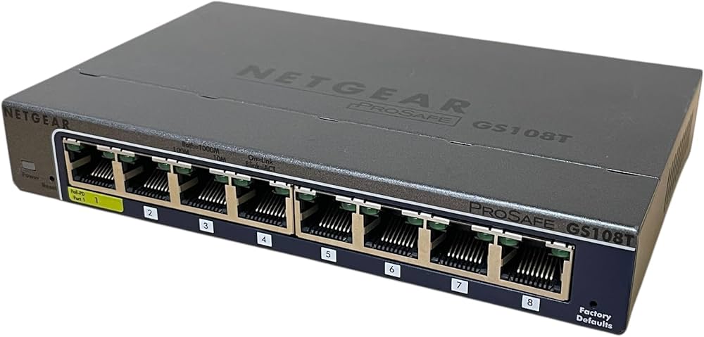 NETGEAR 8ポート スイッチハブ GS108PP NETGEAR GS308PP-100AJS PoE+