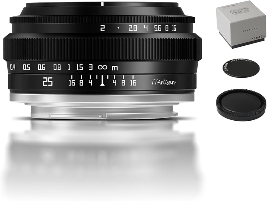 Amazon.com : TTArtisan 25mm f2 APS-C Manual Focus Mirrorless