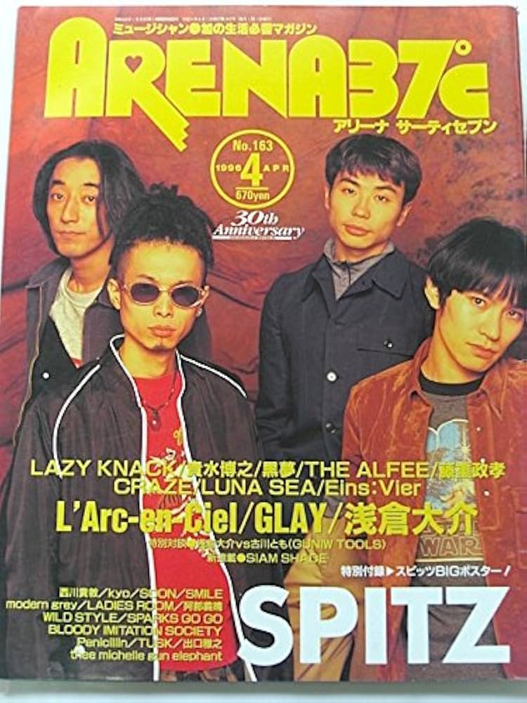 ARENA 37℃ (アリーナ サーティセブン) 1996年 04月号 | 音楽専科社