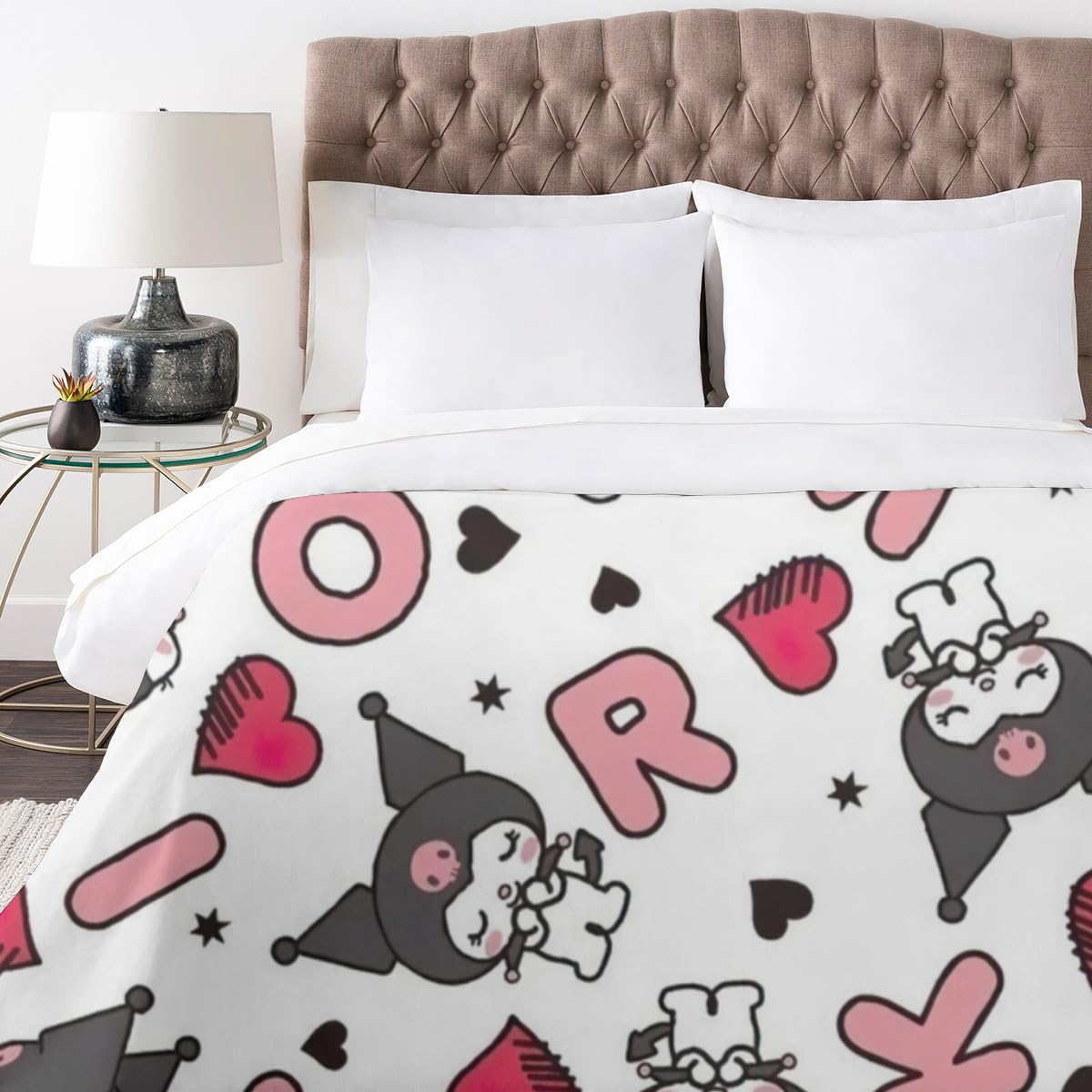 Amazon｜クロミ ちゃん 布団カバー ダブル 3点セット 寝具セット 布団