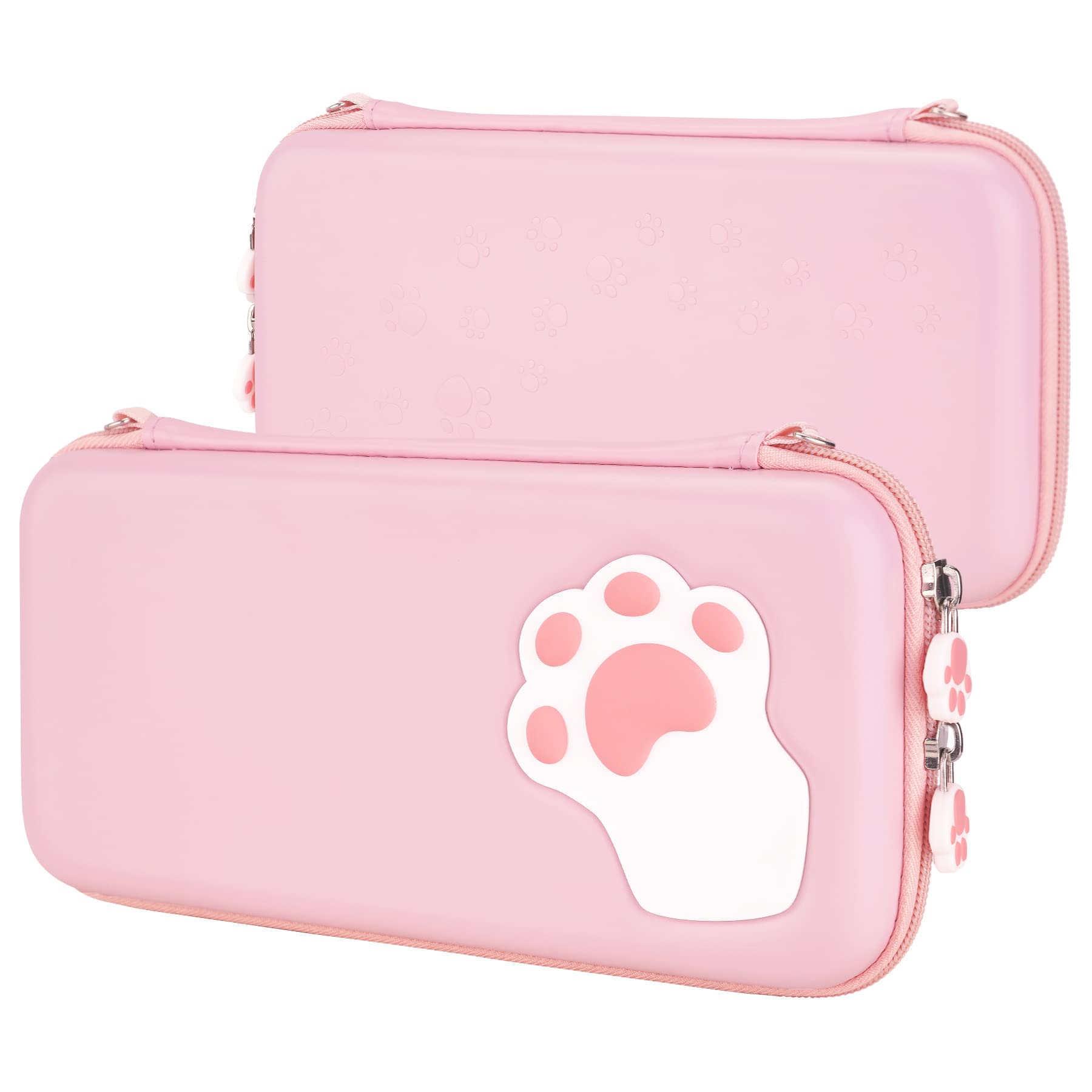 Amazon.com: eXtremeRate PlayVital Pink Cute Carrying Case for