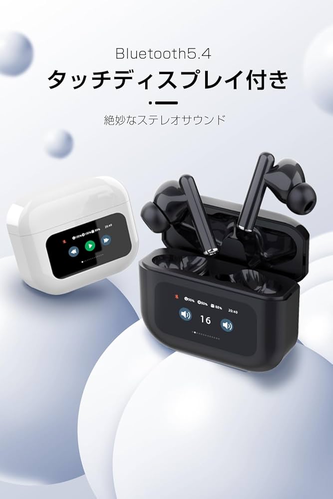 Amazon.co.jp: Bluetooth5.4 完全ワイヤレスイヤホン タッチ