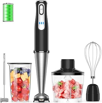 Amazon.co.jp: 【ブレンダー コードレス】QOOQOOGE ハンドブレンダー