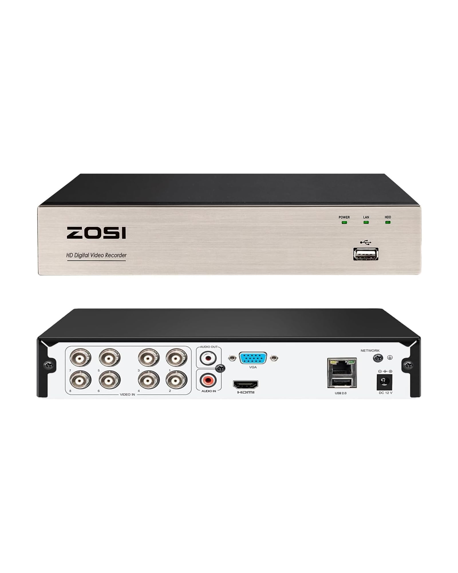 Amazon.com : ZOSI 8Channel Surveillance Video Recorders with Human