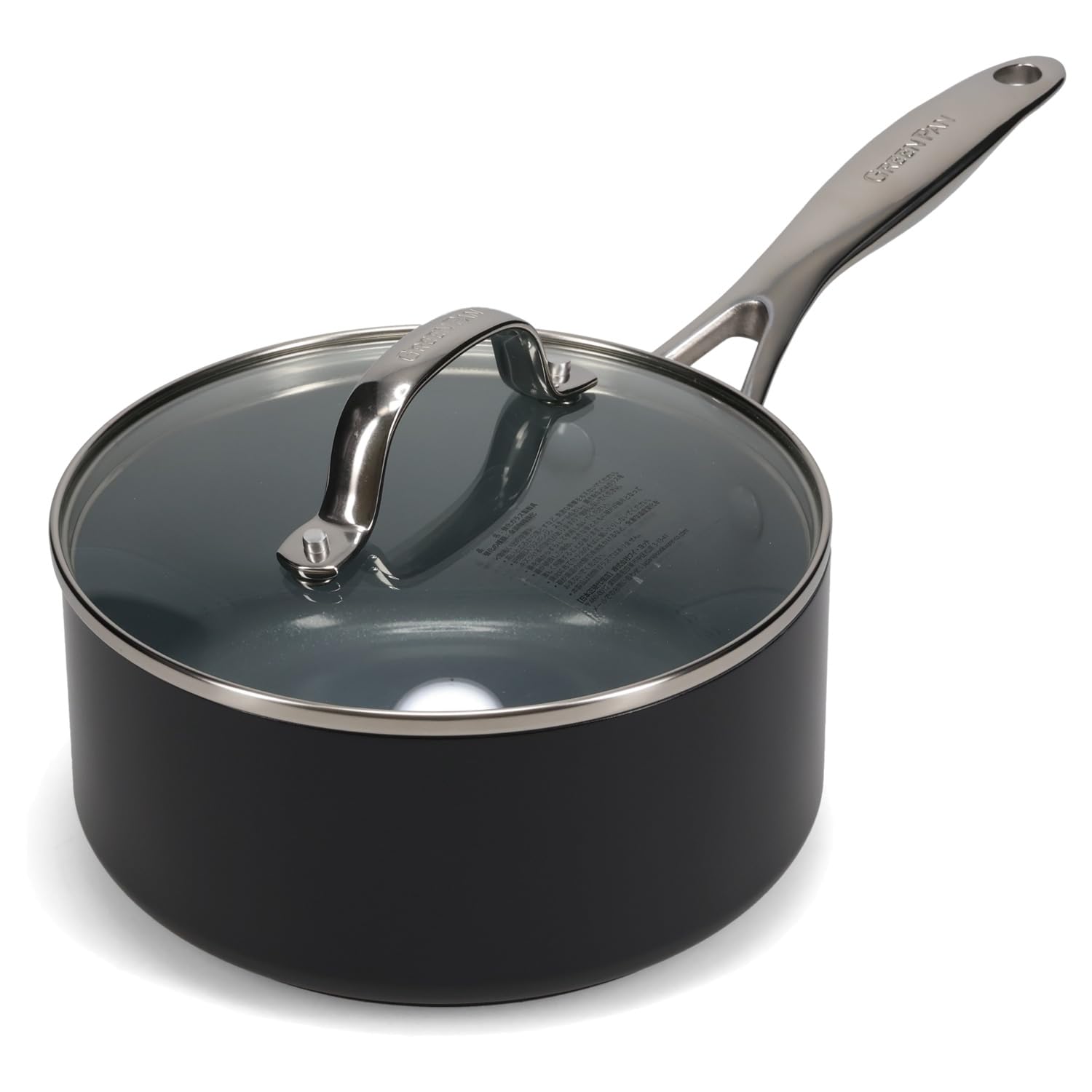 Amazon｜グリーンパン GREENPAN 片手鍋 ソースパン 18cm IH ガス 食洗