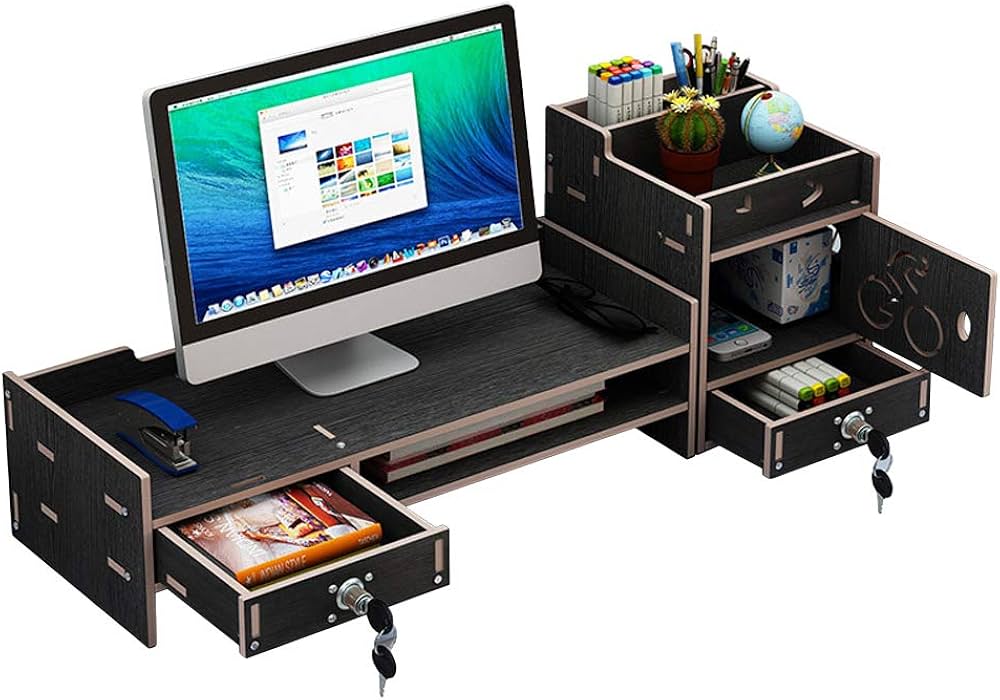 Amazon.co.jp: モニター台 収納ケース付き パソコンスタンド 独立した