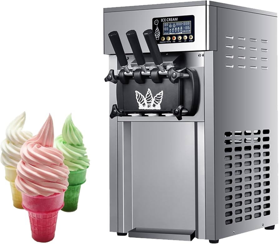 Amazon.co.jp: WJW 業務用アイスクリームマシン 110V/60Hz 1200W 業務