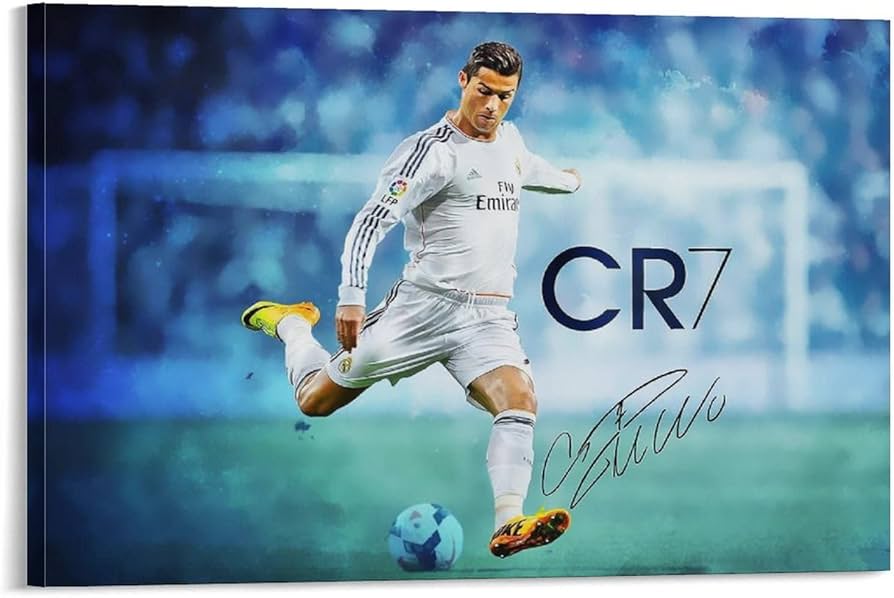 Amazon.co.jp: クリスティアーノロナウドのサッカー選手のポスター