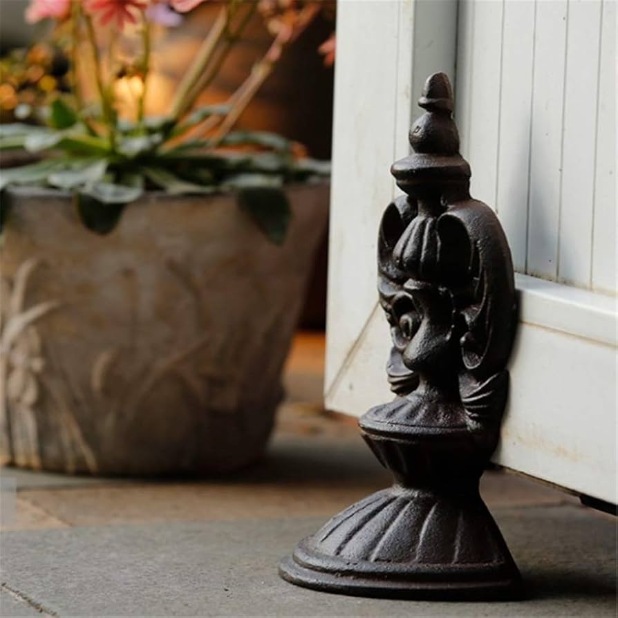 Amazon.co.jp: ドア ストッパー アンティーク鋳鉄ヘビーデューティドア