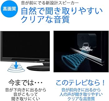 Amazon | シャープ 4K対応液晶テレビ AQUOS 4T-C50AJ1 | テレビ 通販