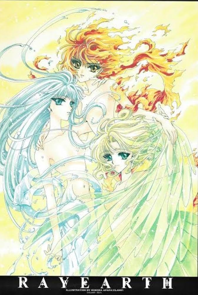 Amazon.co.jp: 魔法騎士レイアース／獅堂光 龍咲海 鳳凰寺風 集合