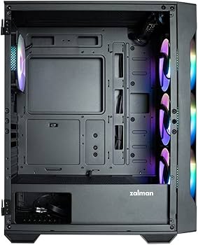 Amazon | ZALMAN i3 NEO TG Black ミドルタワー型PCケース フロント