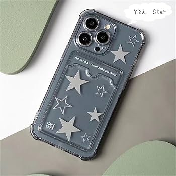 Amazon.com: Mamarmot Korean Y2K Star Soft Case with Card Slot