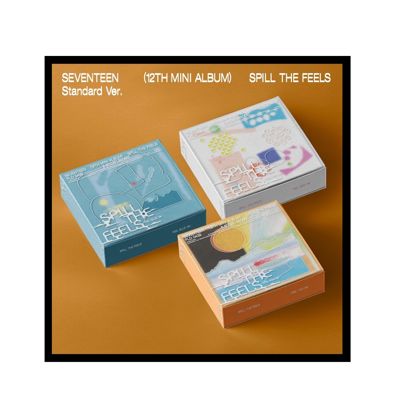 Amazon.com: SEVENTEEN Spill The Feels 12th Mini Album (3 ver. SET