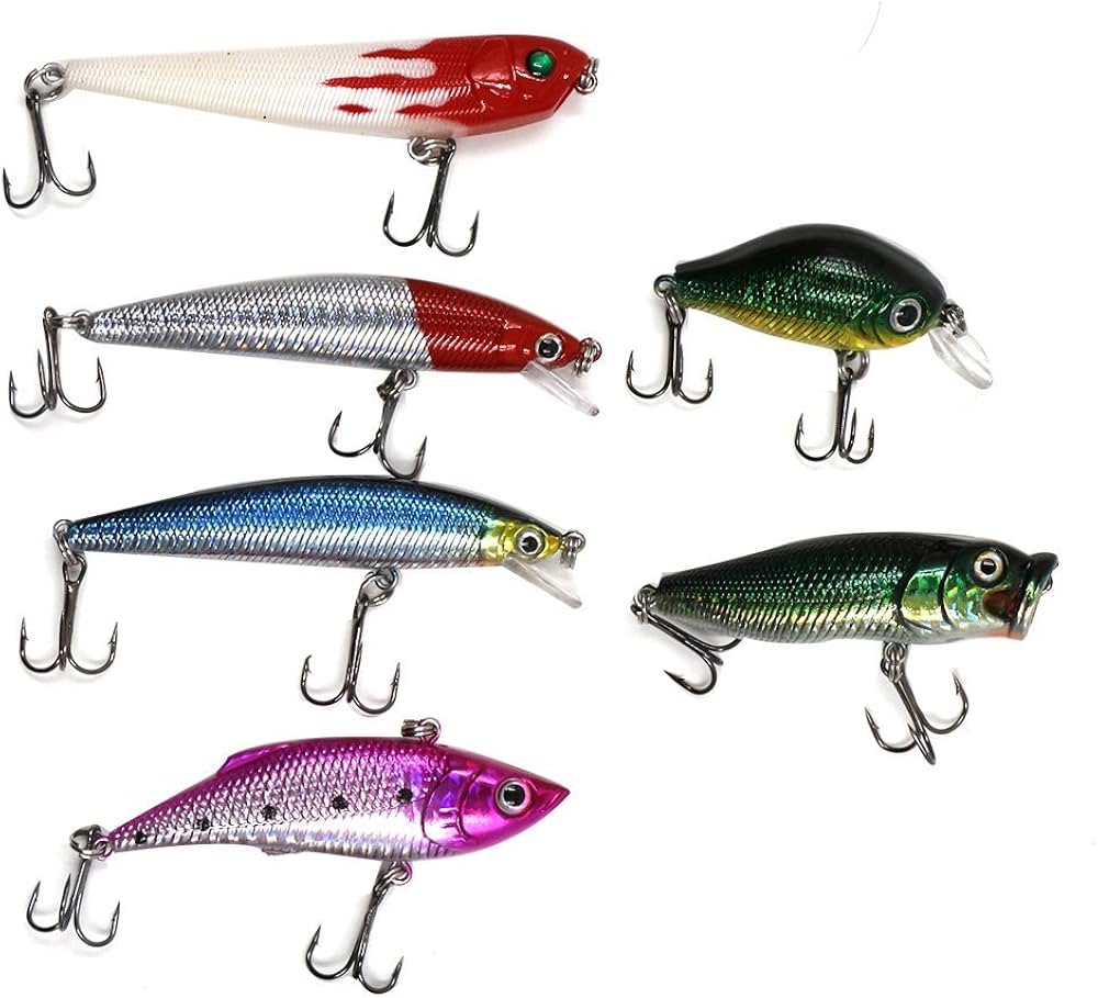 Amazon.co.jp: ルアー セット バス釣り ルアーケース付 ミノー