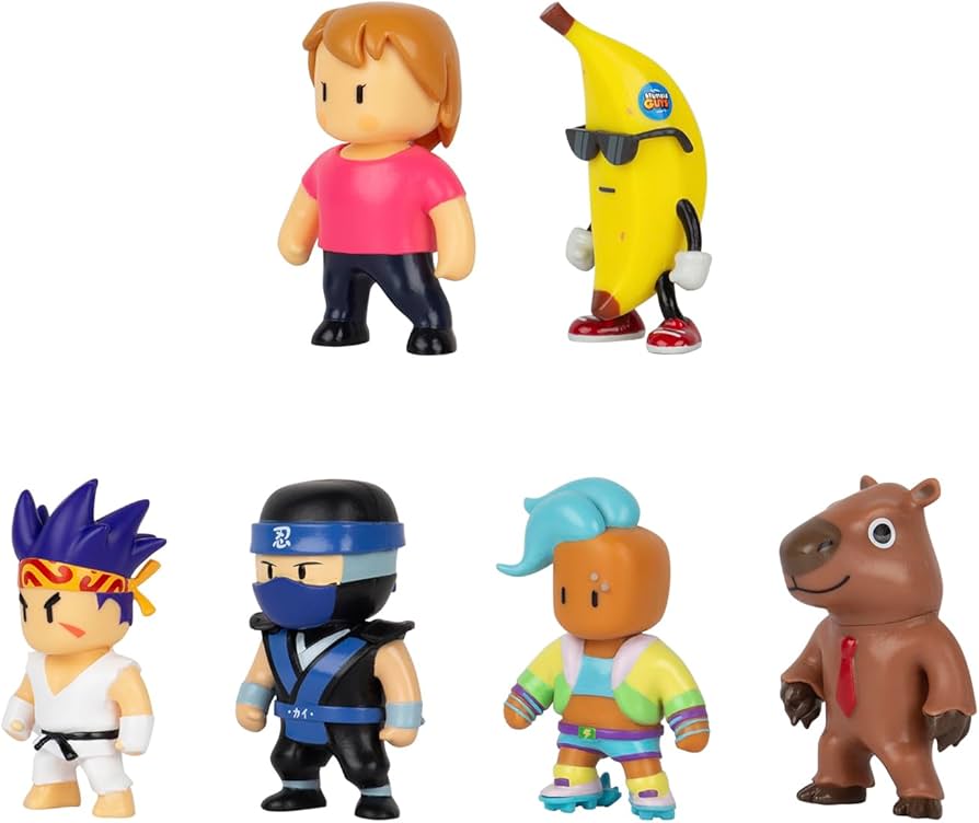 Amazon.co.jp: Stumble Guys 2インチ コレクタブルフィギュア 8パック