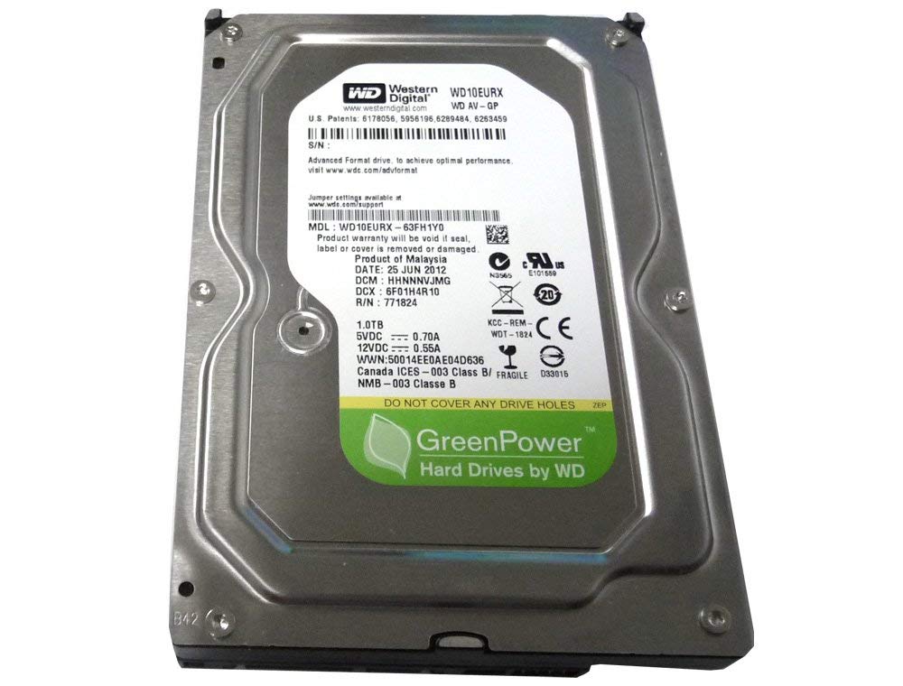 Amazon | Western Digital (ウエスタンデジタル) AV-GP WD10EURX 1TB