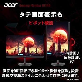 Amazon.co.jp: Acer ゲーミングモニター Nitro 27インチ IPS 非光沢 4K