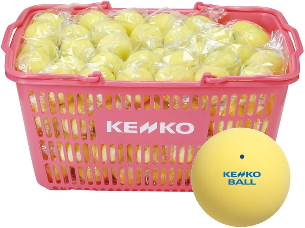 Amazon.co.jp: ナガセケンコー(KENKO) ソフトテニスボール かご入り