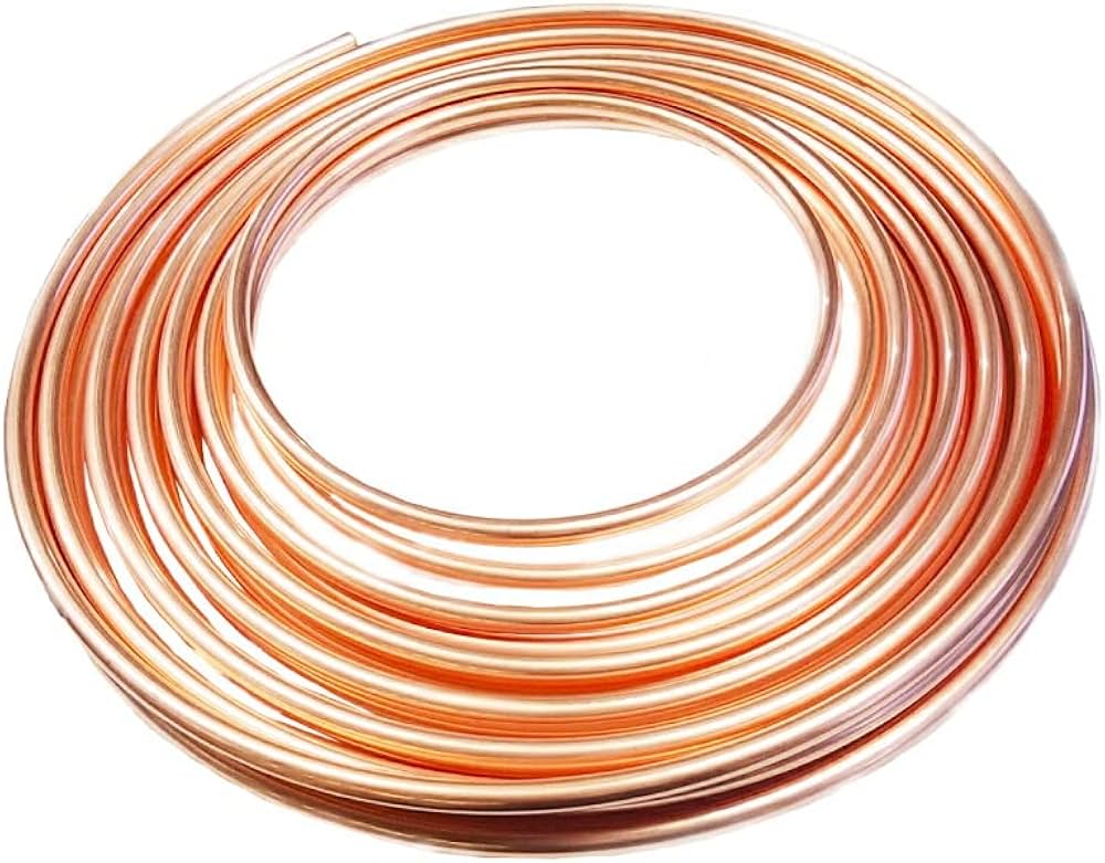 Amazon.co.jp: C1220T-O 銅管軟 外径8mm 肉厚2mm 長さ10M コイル 銅管