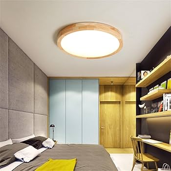 Amazon.co.jp : KOVOL LED シーリングライト 8畳 10畳 12畳 木調目