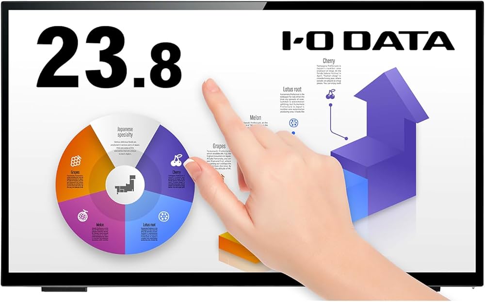 Amazon.co.jp: I-O DATA アイ・オー・データ 10点マルチタッチ対応23.8