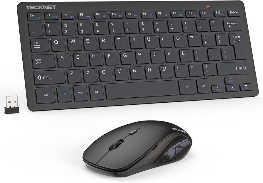 Amazon.com: TECKNET Wireless Keyboard and Mouse Combo, Mini