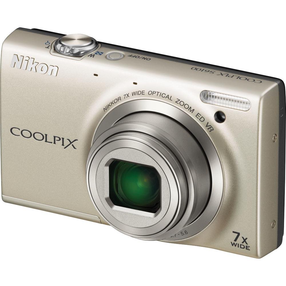 Amazon.com : Nikon COOLPIX S6100 16 MP Digital Camera with 7x