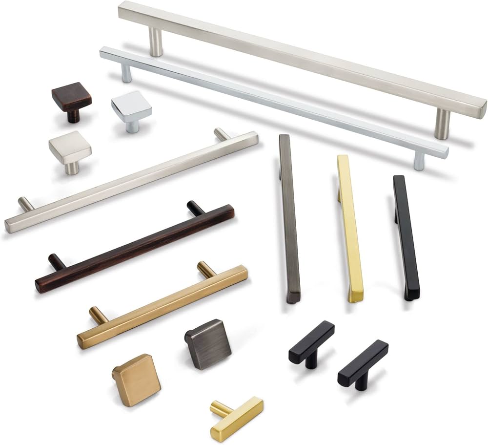 Jeffrey Alexander Dominique Pull, 845-96SBZ, Satin Bronze, 96mm