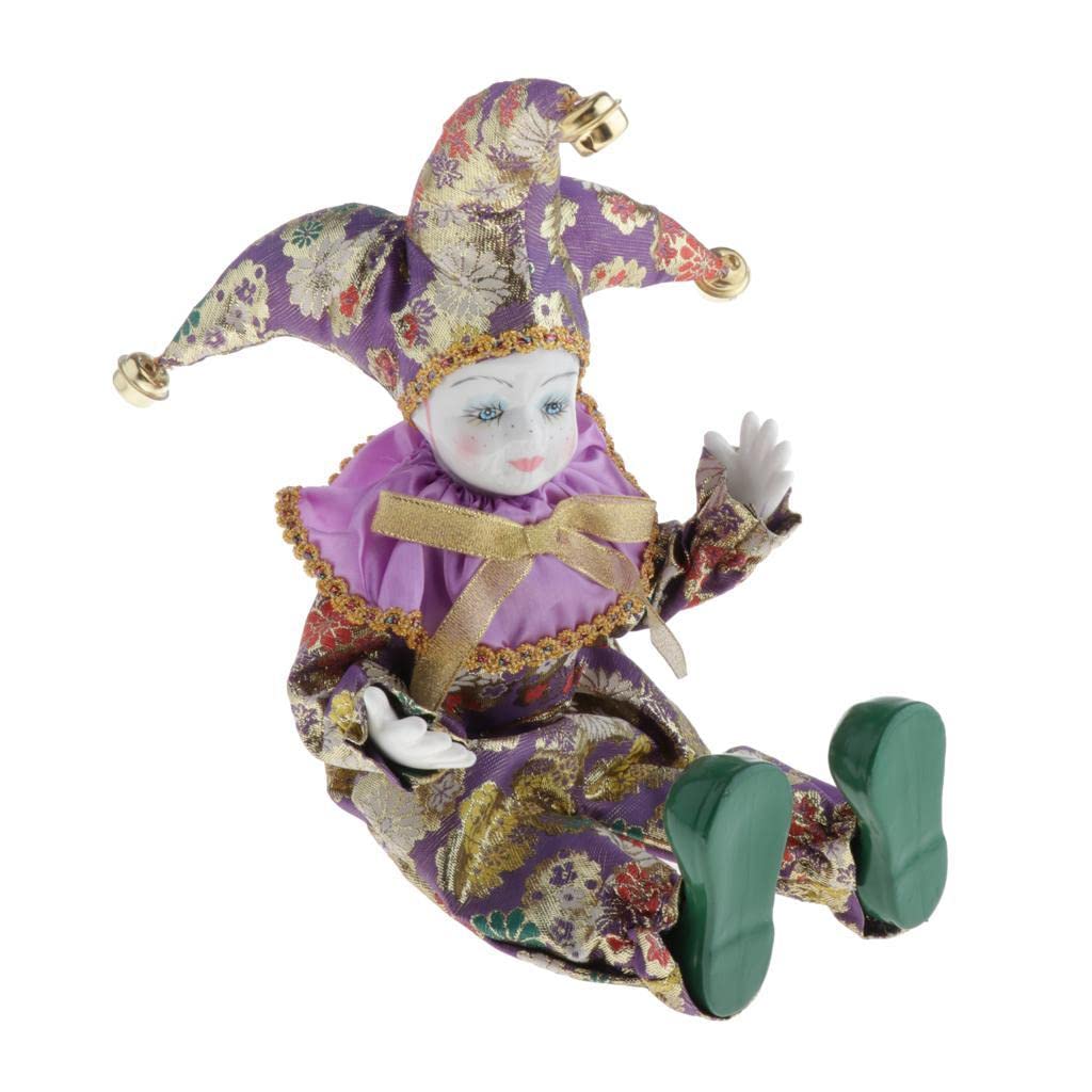 Amazon.co.jp: DYNWAVE ピエロ人形 ピエロドール 磁器人形 39cm 装飾