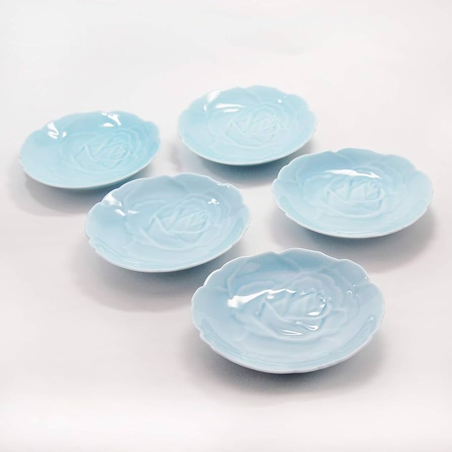 Amazon.co.jp: 香蘭社 青磁ばら・銘々皿揃 X2993-FQB4 : ホーム＆キッチン