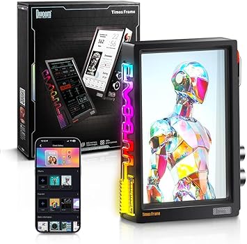 Amazon | 【受賞デザイン・Wi-Fi6対応】Divoom Times Frame デジタル