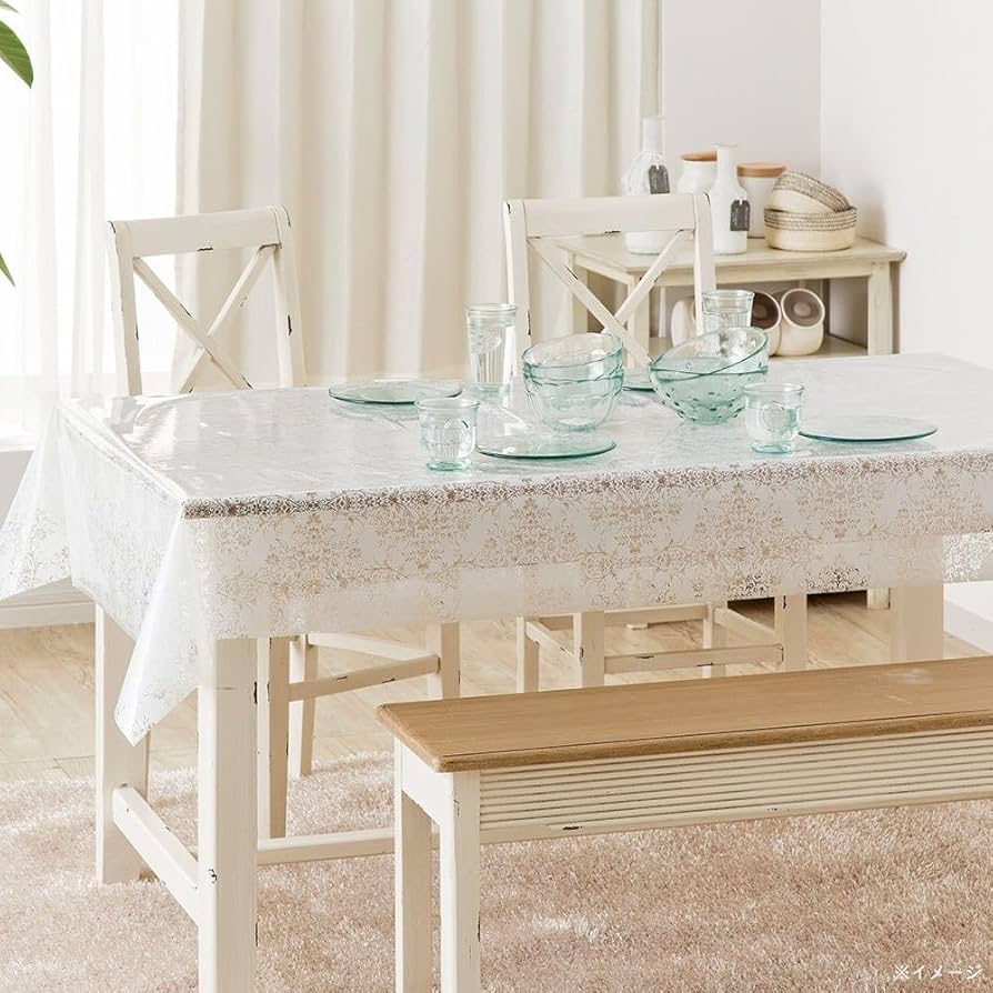 Amazon｜カインズ テーブルクロス 幅120cm 長さ200cm 防水 撥水 耐熱