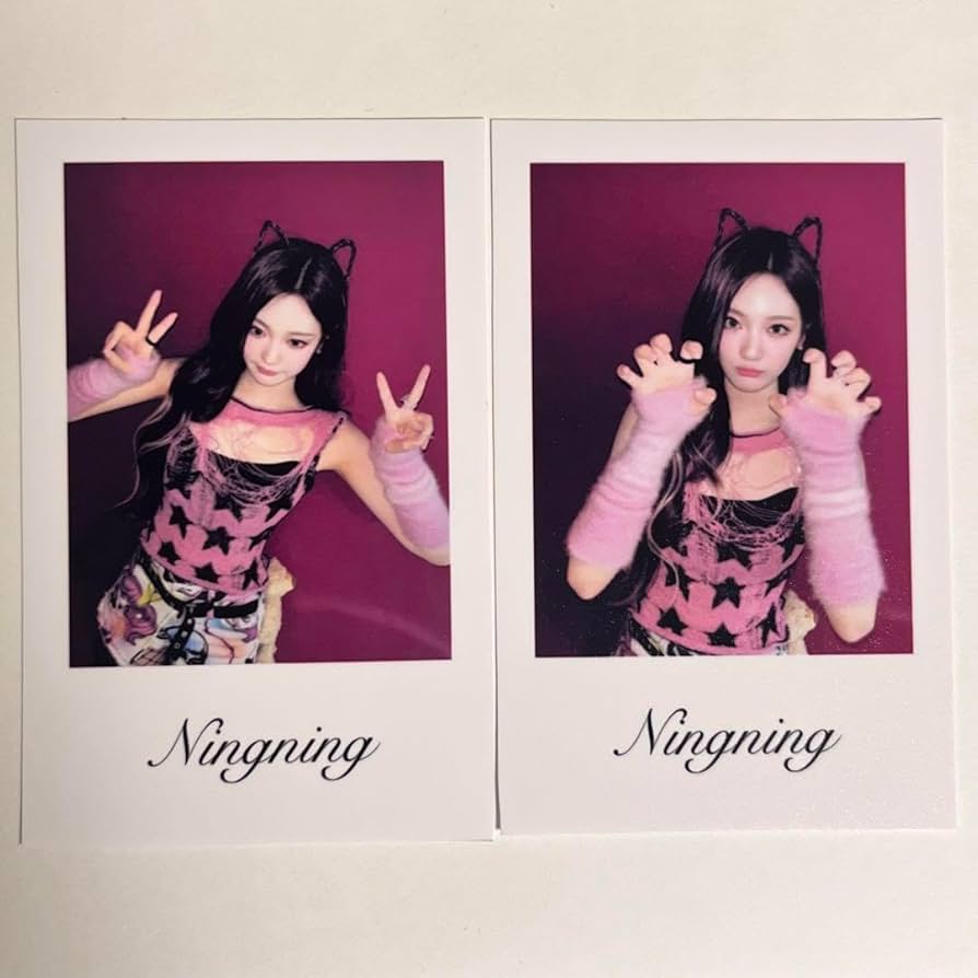 Amazon.co.jp: aespa ニンニン チェキ トレカ 二枚セット : おもちゃ