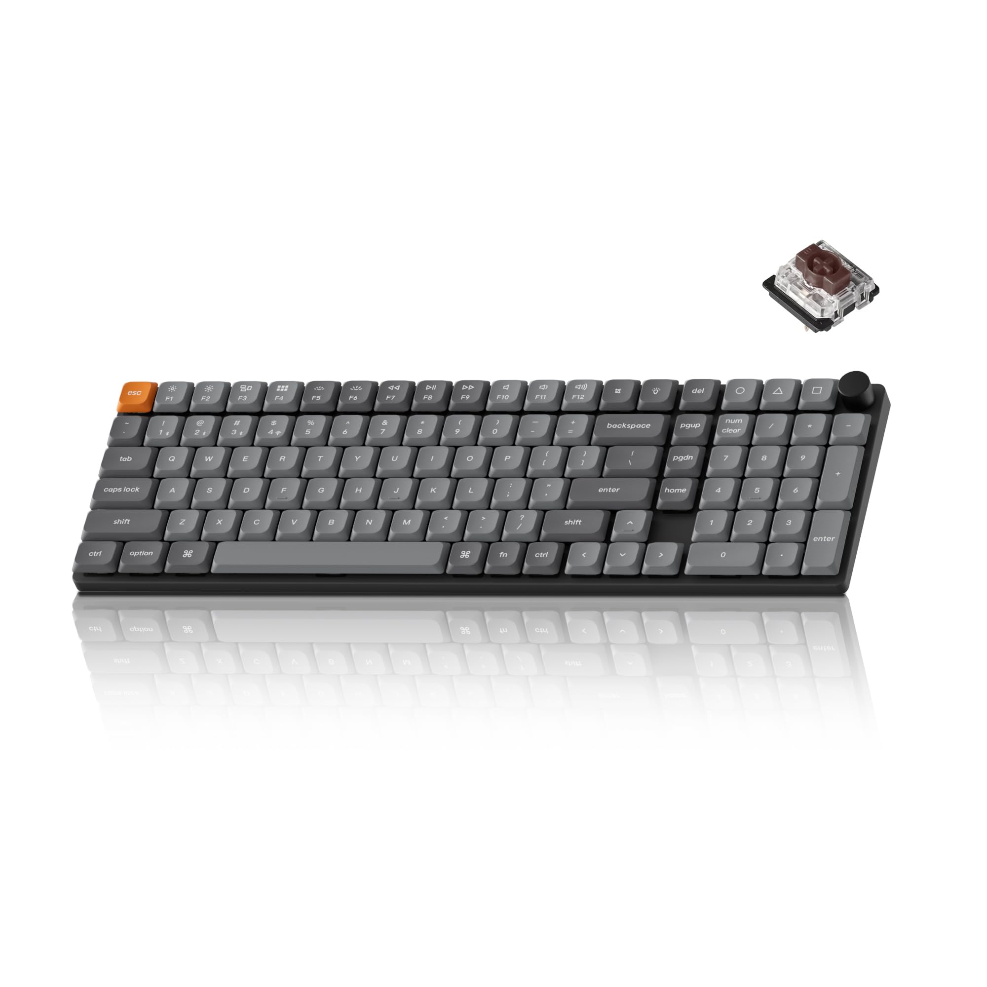 Amazon.com: Keychron K17 Max 96% Layout QMK/Launcher Ultra-Slim