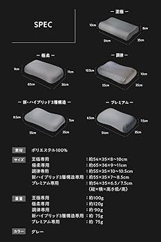 Amazon｜ヒツジのいらない枕 さらさら枕カバー グレー 極柔専用｜枕